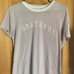 Spiritual gangster pink "grateful" shirt